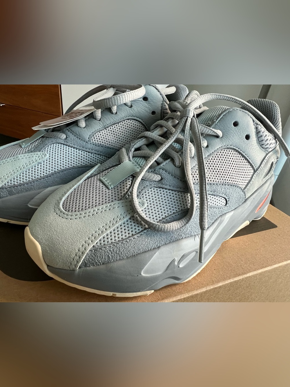 adidas Women Sneakers Light Blue Gray Casual Running Shoes